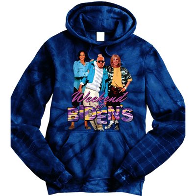 Funny Bidens Joke Weekend At Bidens Tie Dye Hoodie