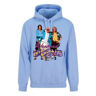 Funny Bidens Joke Weekend At Bidens Unisex Surf Hoodie