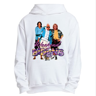 Funny Bidens Joke Weekend At Bidens Urban Pullover Hoodie