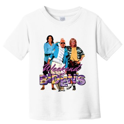 Funny Bidens Joke Weekend At Bidens Toddler T-Shirt