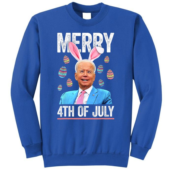 Funny Bunny Joe Biden 4th Of July Happy Easter Day Gift Sweatshirt