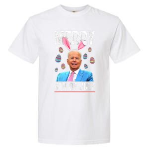 Funny Bunny Joe Biden 4th Of July Happy Easter Day Gift Garment-Dyed Heavyweight T-Shirt