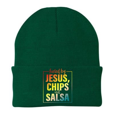 Fueled By Jesus Chips & Salsa Mexican Food Lovers Knit Cap Winter Beanie