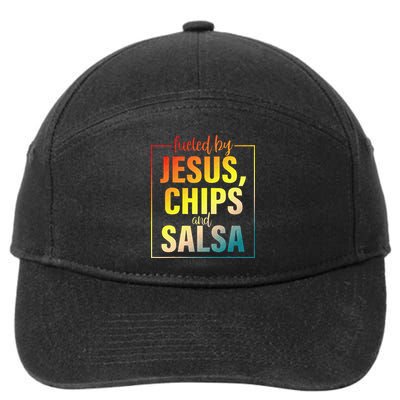 Fueled By Jesus Chips & Salsa Mexican Food Lovers 7-Panel Snapback Hat