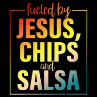 Fueled By Jesus Chips & Salsa Mexican Food Lovers 16 in Basic Backpack