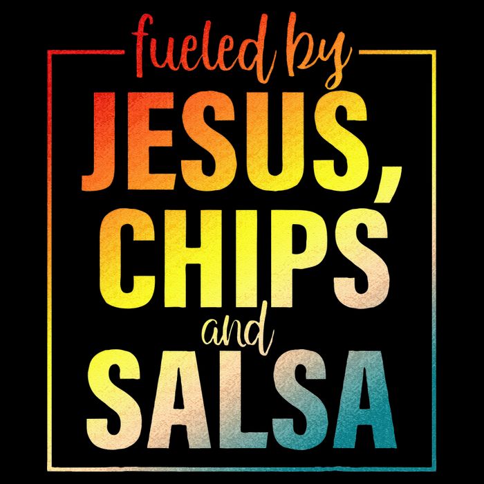 Fueled By Jesus Chips & Salsa Mexican Food Lovers 16 in Basic Backpack