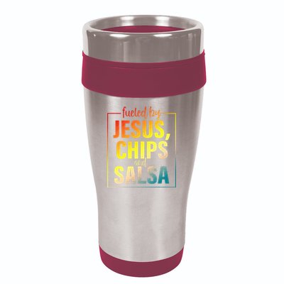 Fueled By Jesus Chips & Salsa Mexican Food Lovers 16oz Travel Tumbler