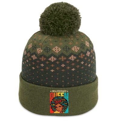 February Birthday Juneteenth For Wo Black African Queen The Baniff Cuffed Pom Beanie