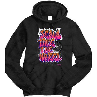 Flite Boi Jesus Take The Wheel Graffiti Tie Dye Hoodie