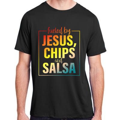 Fueled By Jesus Chips & Salsa Mexican Food Lovers Adult ChromaSoft Performance T-Shirt