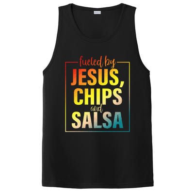 Fueled By Jesus Chips & Salsa Mexican Food Lovers PosiCharge Competitor Tank