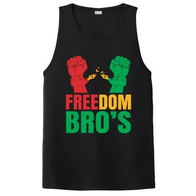 Freedom Bros Juneteenth Black Freedom 1865 African American Gift PosiCharge Competitor Tank