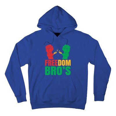 Freedom Bros Juneteenth Black Freedom 1865 African American Gift Hoodie