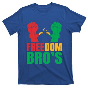 Freedom Bros Juneteenth Black Freedom 1865 African American Gift T-Shirt