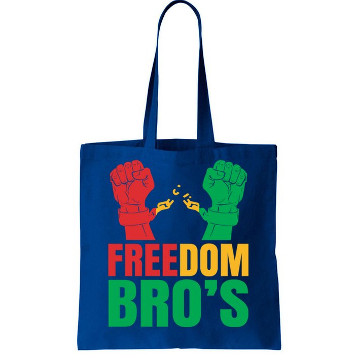 Freedom Bros Juneteenth Black Freedom 1865 African American Gift Tote Bag