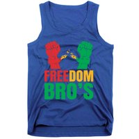 Freedom Bros Juneteenth Black Freedom 1865 African American Gift Tank Top