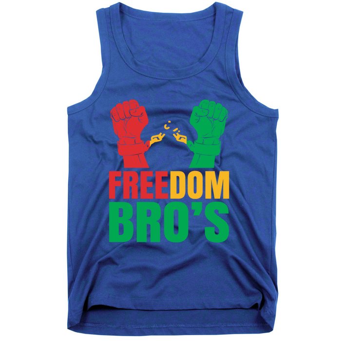 Freedom Bros Juneteenth Black Freedom 1865 African American Gift Tank Top