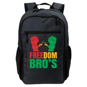 Freedom Bros Juneteenth Black Freedom 1865 African American Gift Daily Commute Backpack