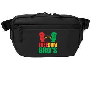 Freedom Bros Juneteenth Black Freedom 1865 African American Gift Crossbody Pack