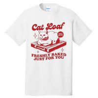 Freshly Baked Just For You Funny Retro Cat Trendy Vintage Meme Tall T-Shirt