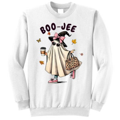 Funny Boo Jee Ghost Halloween Boo Jee Ghost Spooky Season Sweatshirt