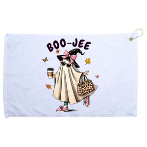 Funny Boo Jee Ghost Halloween Boo Jee Ghost Spooky Season Grommeted Golf Towel