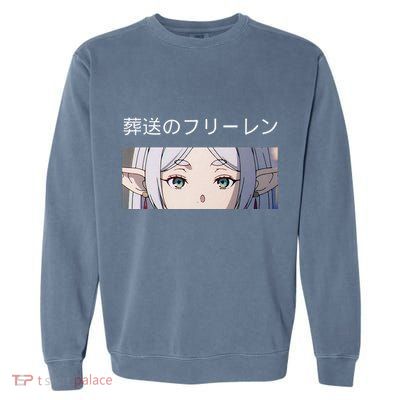Frieren Beyond JourneyS End Isekai Anime Manga Video Game Gift Garment-Dyed Sweatshirt