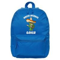 Funny Boxer Joke Humor Nacho Average Boxer 16 in Basic Backpack