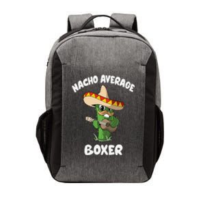 Funny Boxer Joke Humor Nacho Average Boxer Vector Backpack