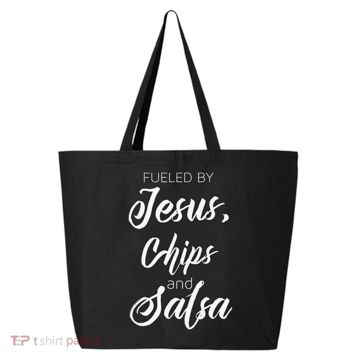 Fueled By Jesus Chips & Salsa Mexican Food Lovers 25L Jumbo Tote