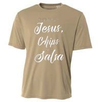 Fueled By Jesus Chips & Salsa Mexican Food Lovers Cooling Performance Crew T-Shirt