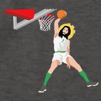 Funny Basketball Jesus Christian Humor Slam Dunk Vector Backpack