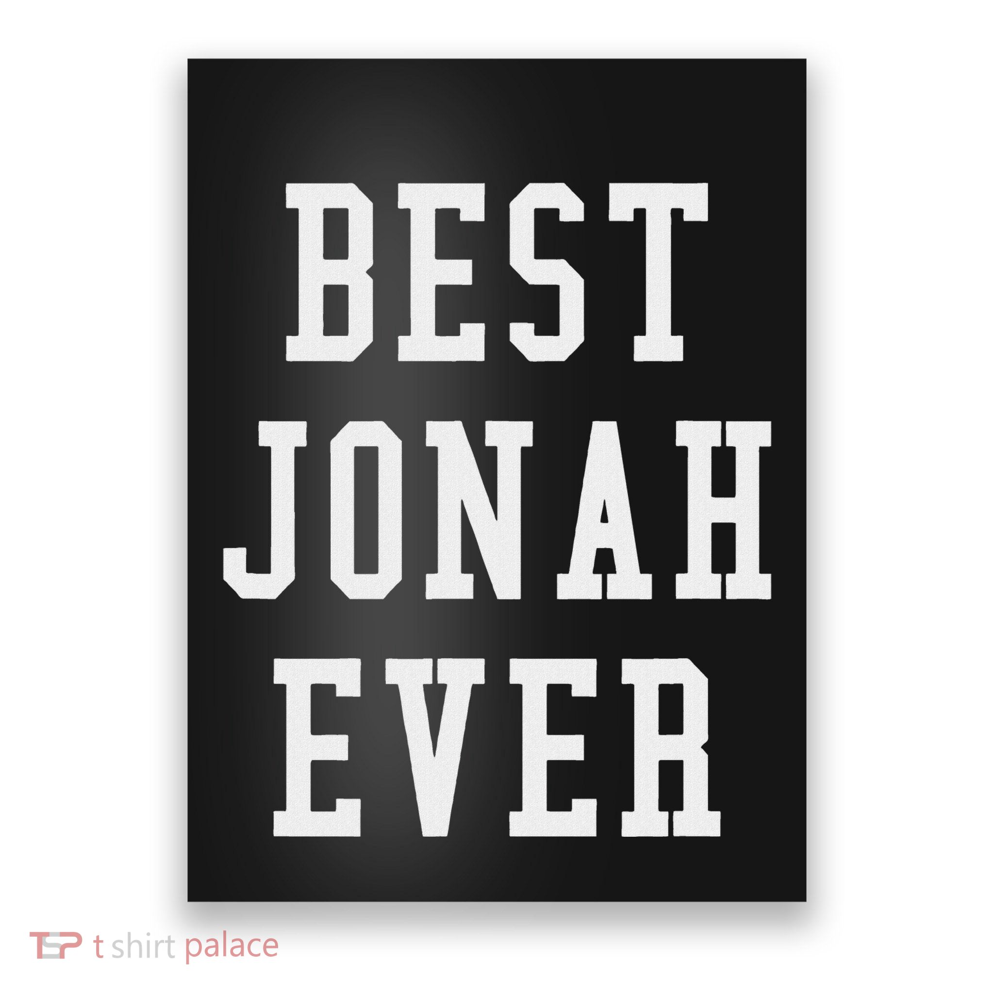 Fun Best Jonah Ever Cool Personalized First Name Poster