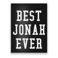 Fun Best Jonah Ever Cool Personalized First Name Poster