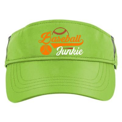 Funny Baseball Junkie Baseball Quote Baseball Lover Adult Drive Performance Visor