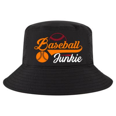 Funny Baseball Junkie Baseball Quote Baseball Lover Cool Comfort Performance Bucket Hat