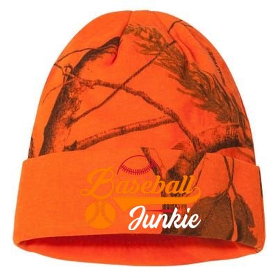 Funny Baseball Junkie Baseball Quote Baseball Lover Kati Licensed 12" Camo Beanie