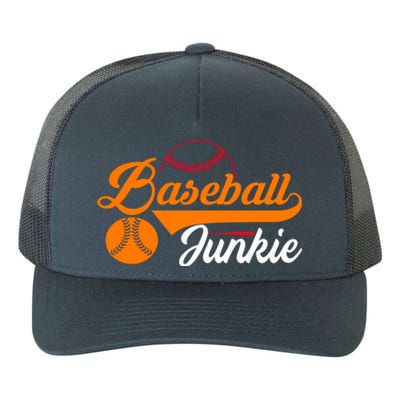 Funny Baseball Junkie Baseball Quote Baseball Lover Yupoong Adult 5-Panel Trucker Hat