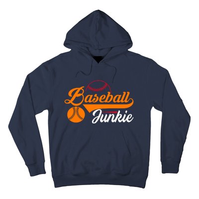 Funny Baseball Junkie Baseball Quote Baseball Lover Hoodie