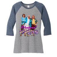 Funny BidenS Joke Weekend At BidenS For Women's Tri-Blend 3/4-Sleeve Raglan Shirt