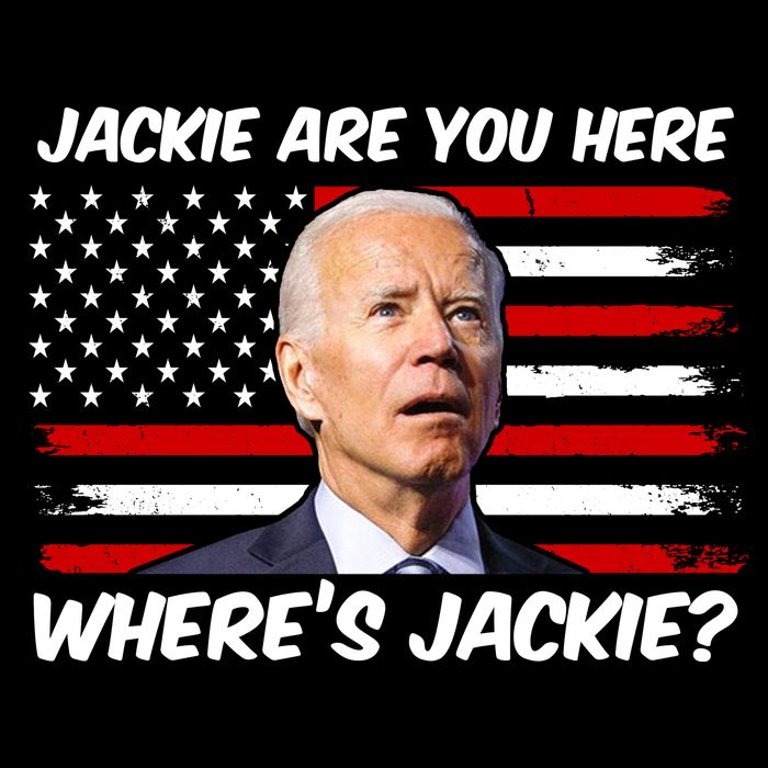 Funny Biden Jackie Are You Here Where's Jackie? City Backpack