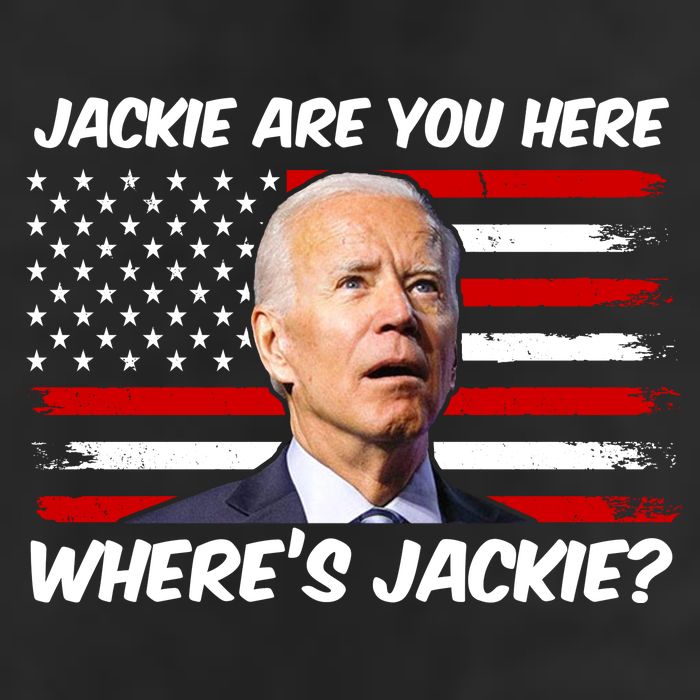Funny Biden Jackie Are You Here Where's Jackie? Adult Drive Performance Visor