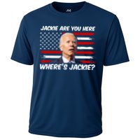 Funny Biden Jackie Are You Here Where's Jackie? Cooling Performance Crew T-Shirt