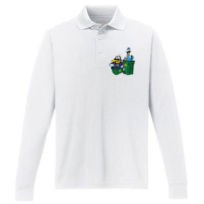 Fairwayjockey Birdie Juice The People’S Birdies Performance Long Sleeve Polo