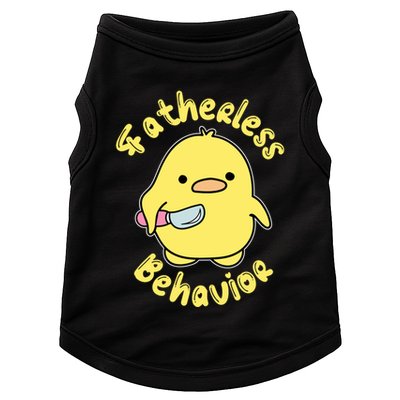 Fatherless Behavior Knife Duck Cute Design Cool Gift Doggie Tank