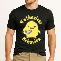Fatherless Behavior Knife Duck Cute Design Cool Gift Cooling Performance Crew T-Shirt