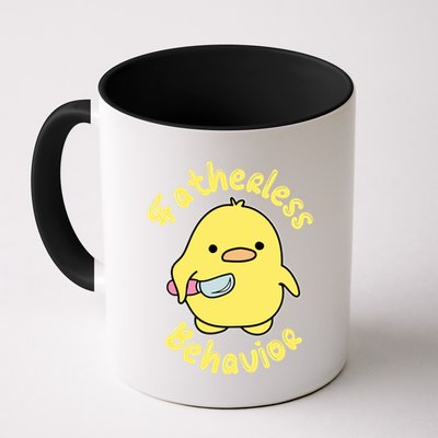 Fatherless Behavior Knife Duck Cute Design Cool Gift Mug
