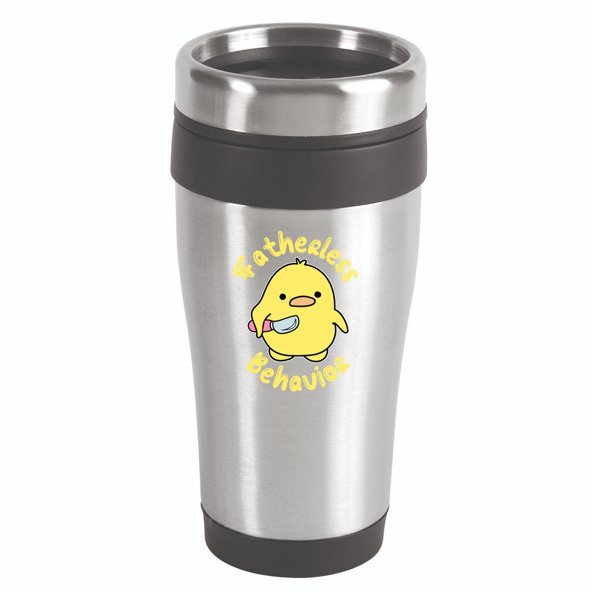 Fatherless Behavior Knife Duck Cute Design Cool Gift 16oz Travel Tumbler