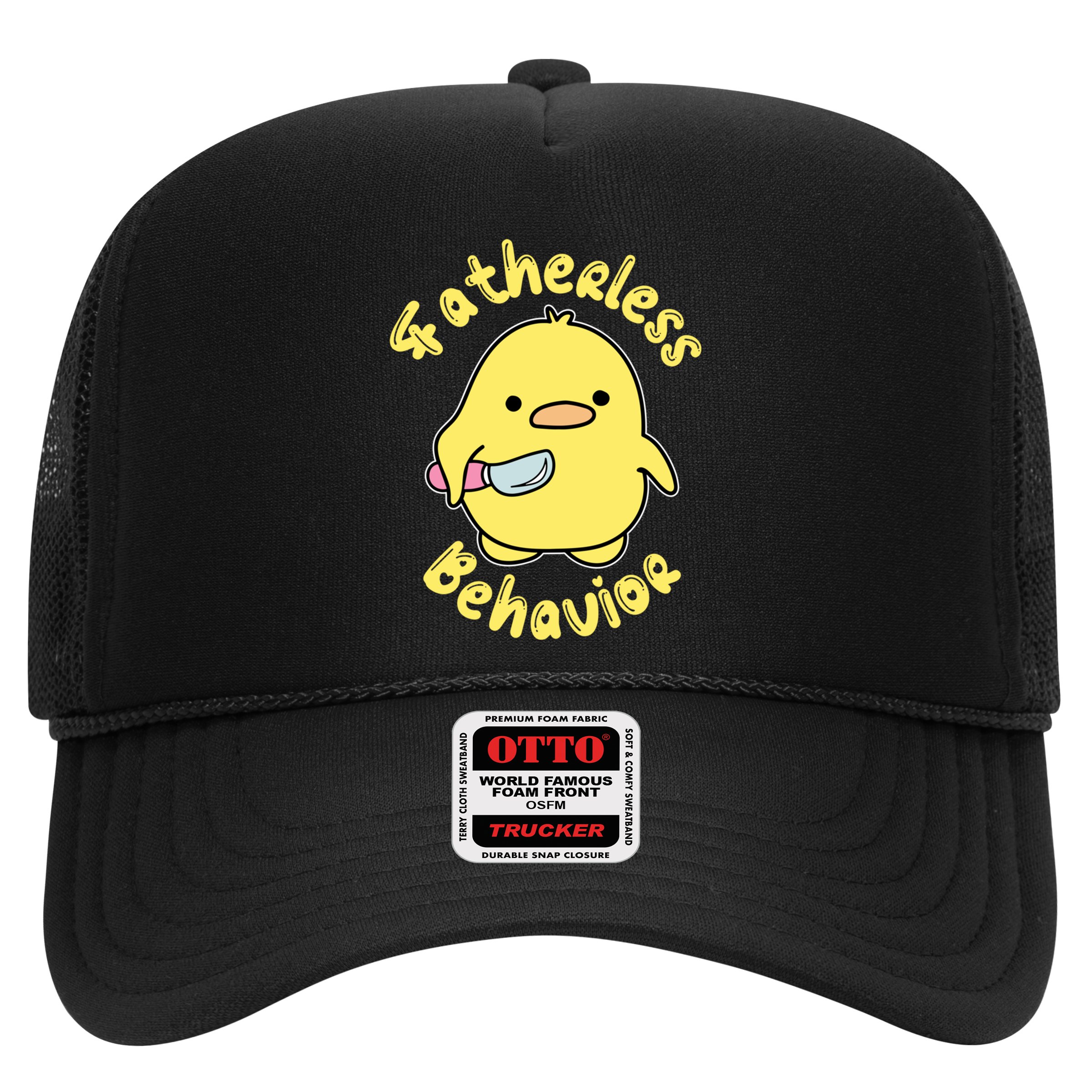 Fatherless Behavior Knife Duck Cute Design Cool Gift Hat