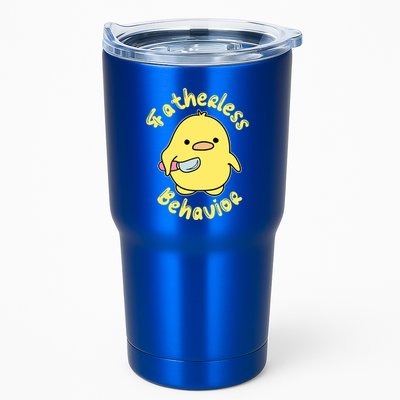 Fatherless Behavior Knife Duck Cute Design Cool Gift Tumbler